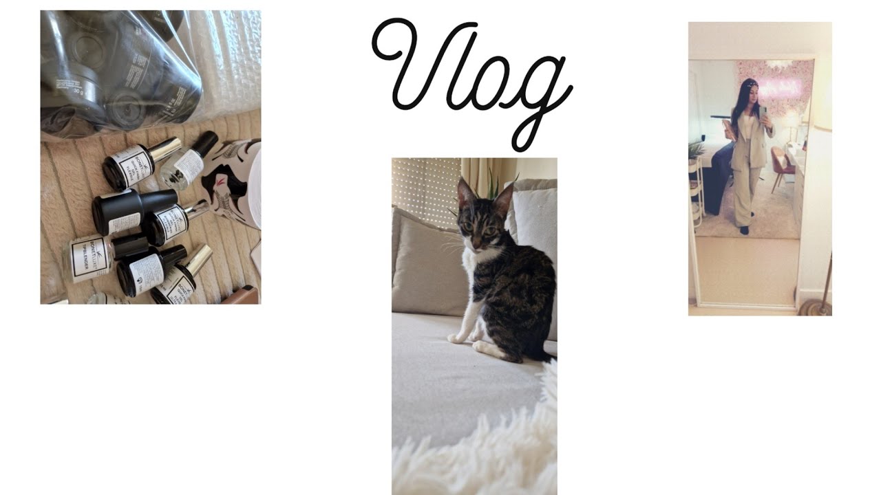 🖤 VLOG 🖤 Je vous pr&eacute;sente enfin mon local, colis ongle24, ceci est un bien triste vlog 😥
