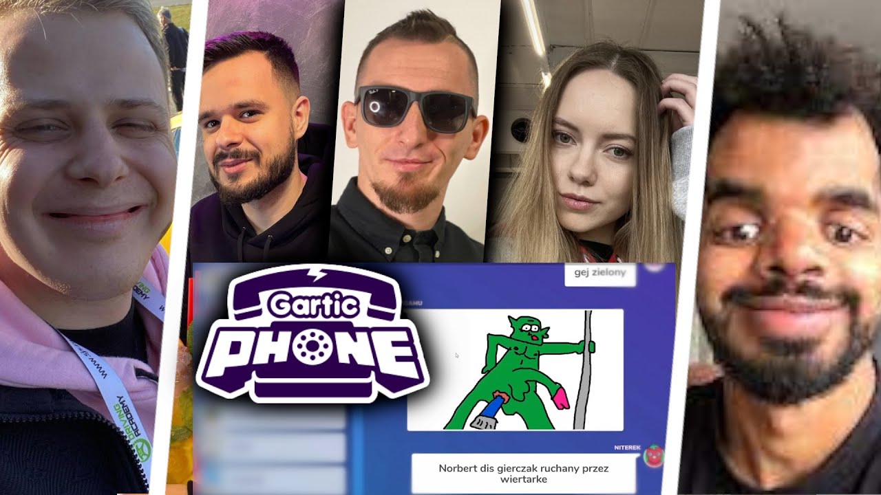 KASIX NITRO ISAMU Z EKIPĄ GRAJĄ W GARTIC PHONE | CZĘŚĆ 3