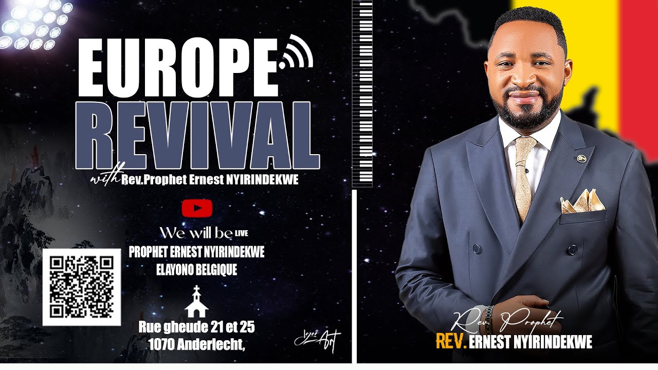 23/11/2025/ EUROPE REVIVAL- LIVE IN BRUSSELS WITH  Rev. prophet  Ernest  NYIRINDEKWE