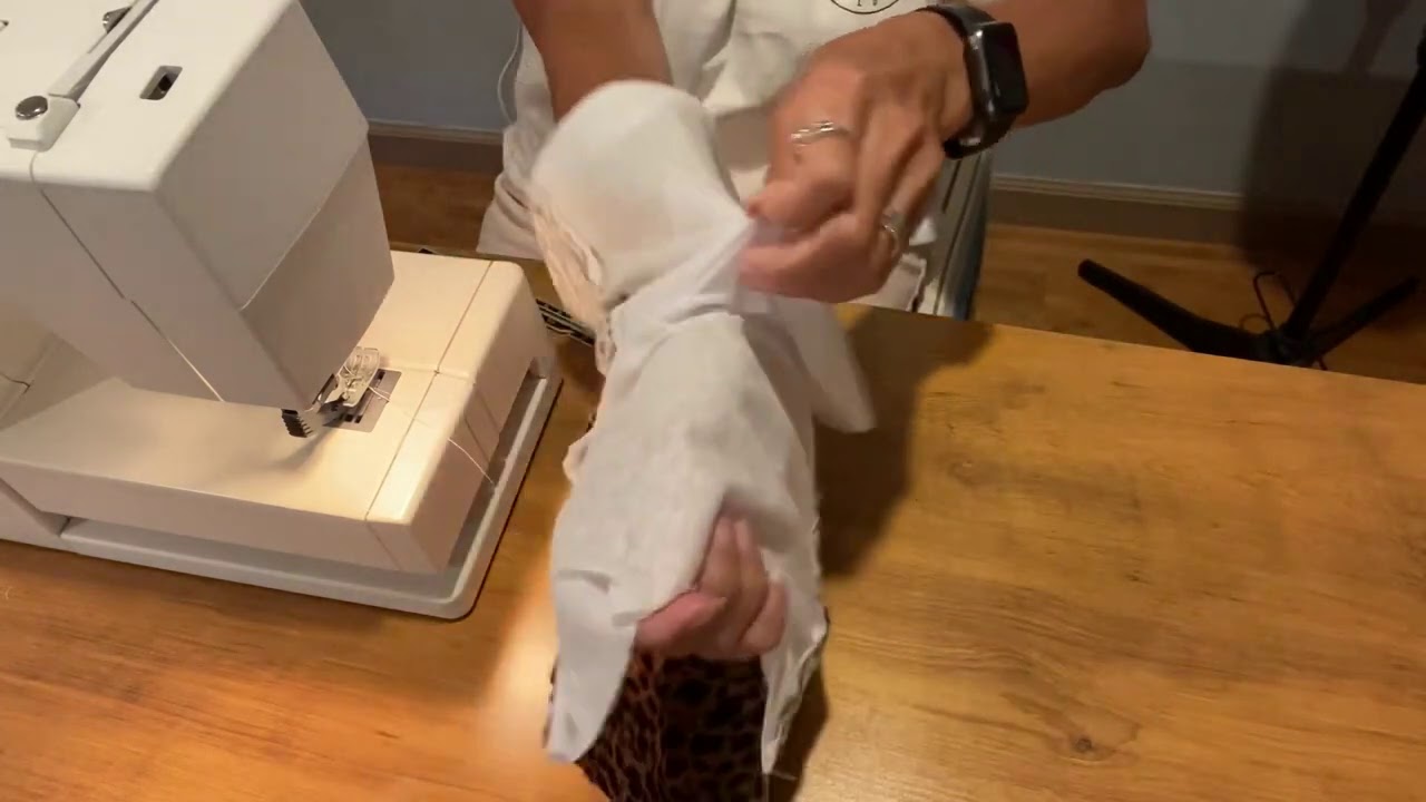How to sew a neck gaiter mask