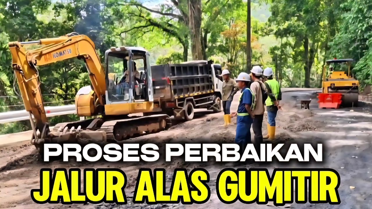 Update Perbaikan Jalur Alas Gumitir | Pengeboran & Pengecoran Tiang Panjang