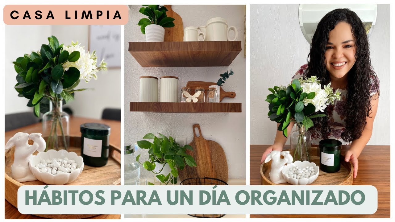 ✅ HÁBITOS MATUTINOS PARA UNA CASA ORGANIZADA Y DISFRUTAR EL RESTO DEL DÍA | Limpia y ordena conmigo