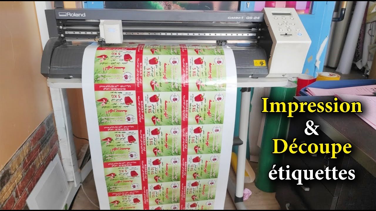 Impression & Decoupe etiquettes