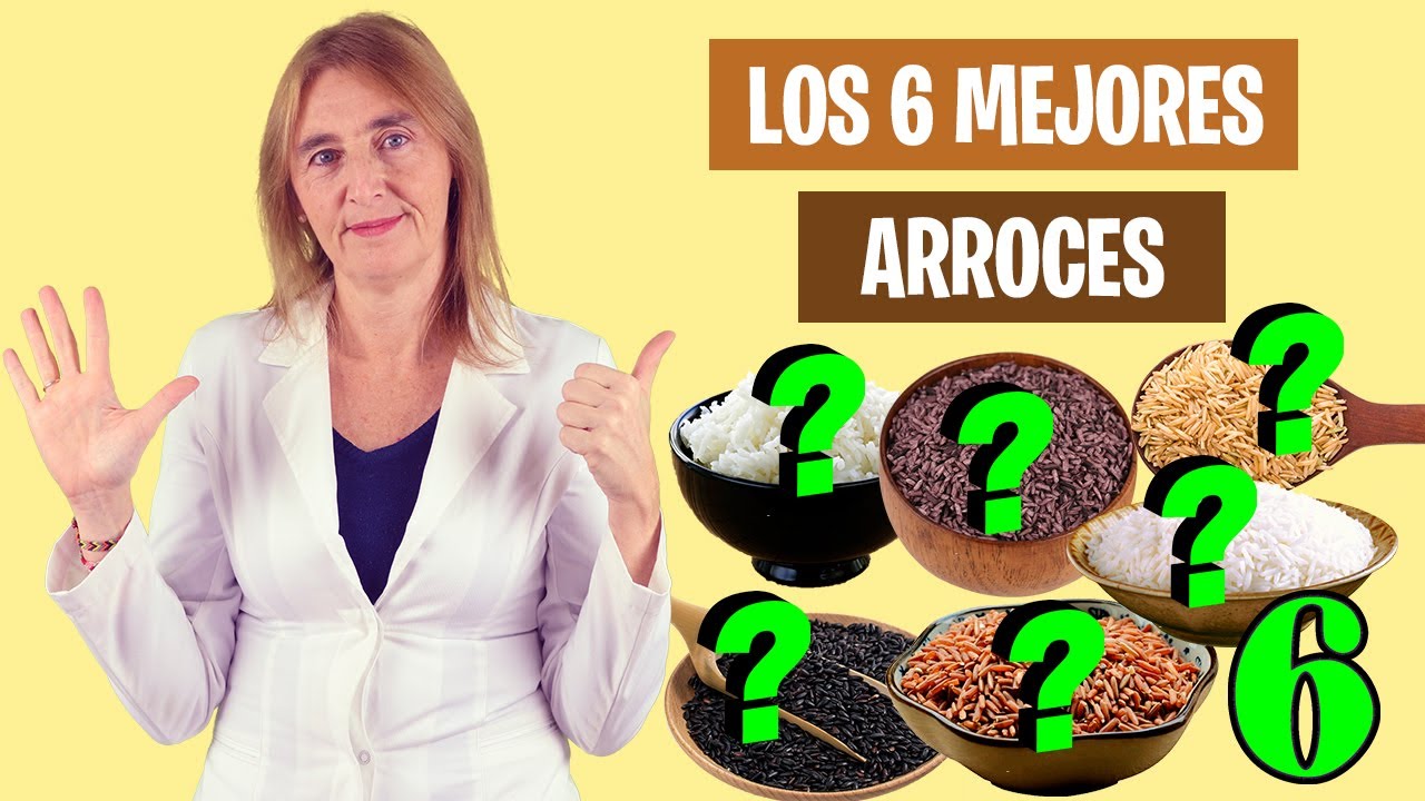 6 MEJORES TIPOS de ARROZ del SUPERMERCADO | Variedades de arroz | Alimentación real saludable