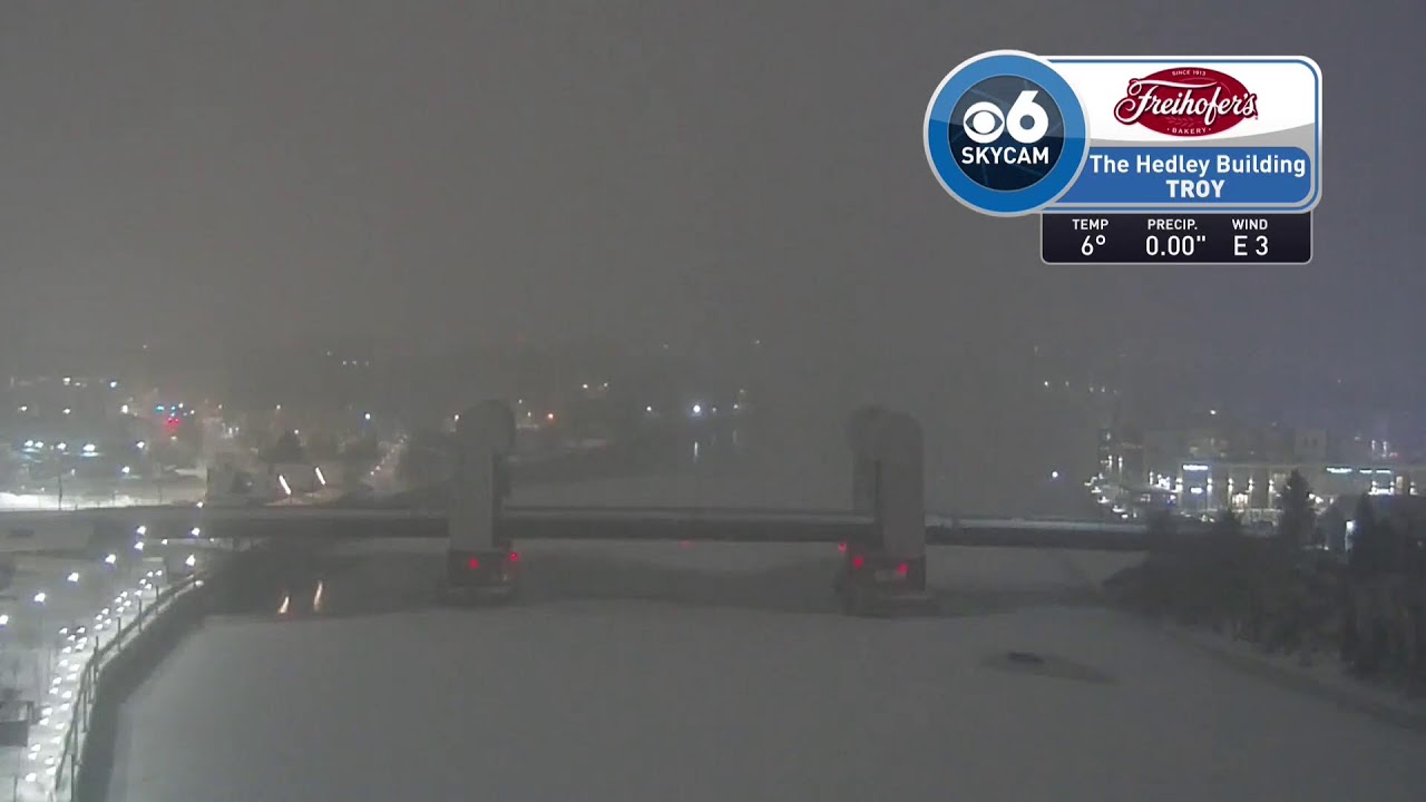 Snowy Sunday night