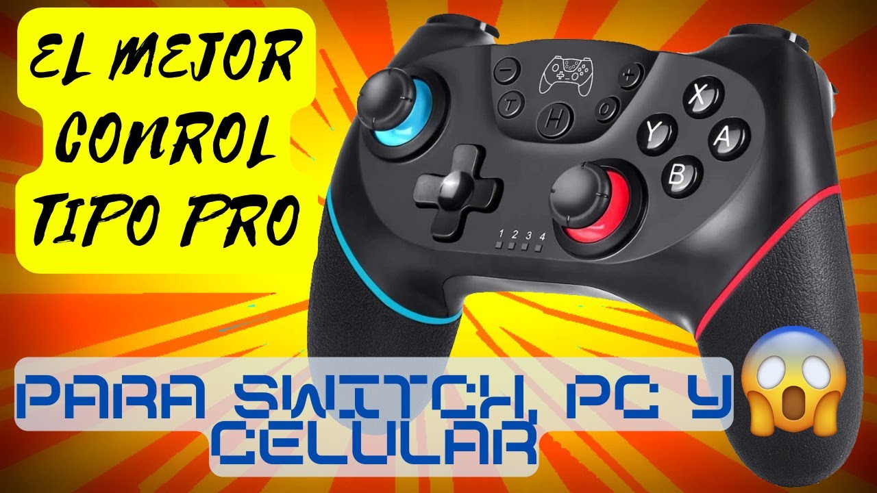 El mejor control PRO para NINTENDO SWITCH, por menos de 20 dolares (400pesos)