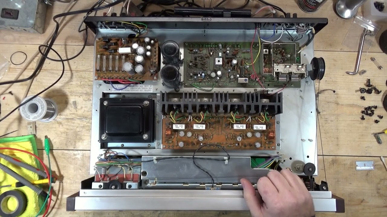 Pioneer SX 636 Stereo Receiver Repair - No Left Channel