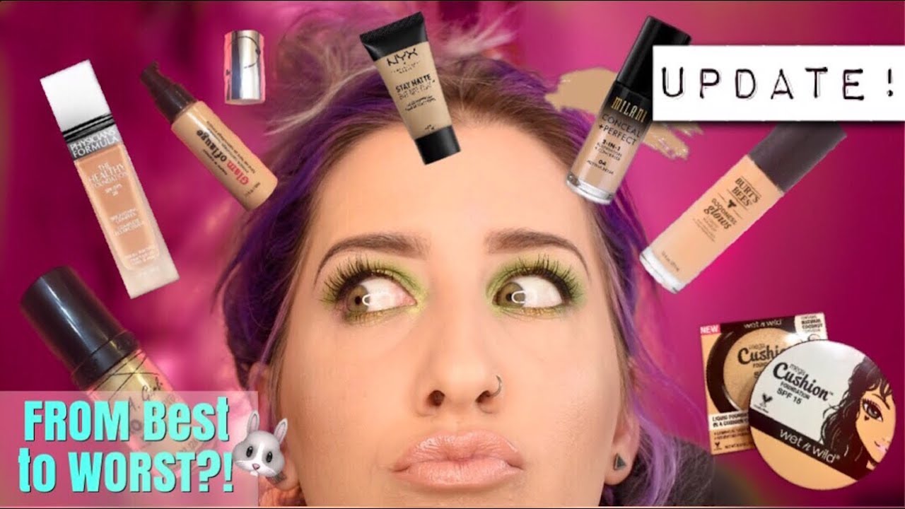 UPDATE! 7 Cruelty Free Drugstore Foundations ROUND 1!