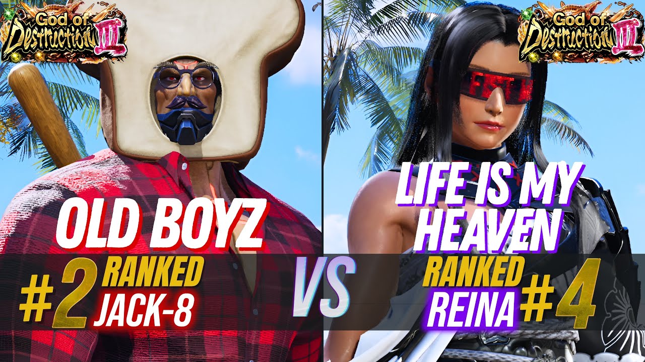 T8 ✪ OLD BOYZ (#2 Ranked Jack-8) 🆚 LIFE IS MY HEAVEN (#4 Ranked Reina) ✪ Tekken 8 High Level Match