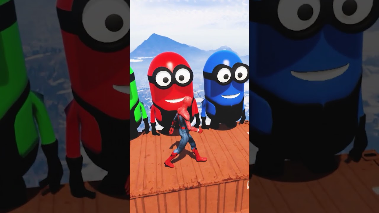 GTA 5 Epic Water Ragdolls Spiderman Jump/Fails Ep 76 #shorts