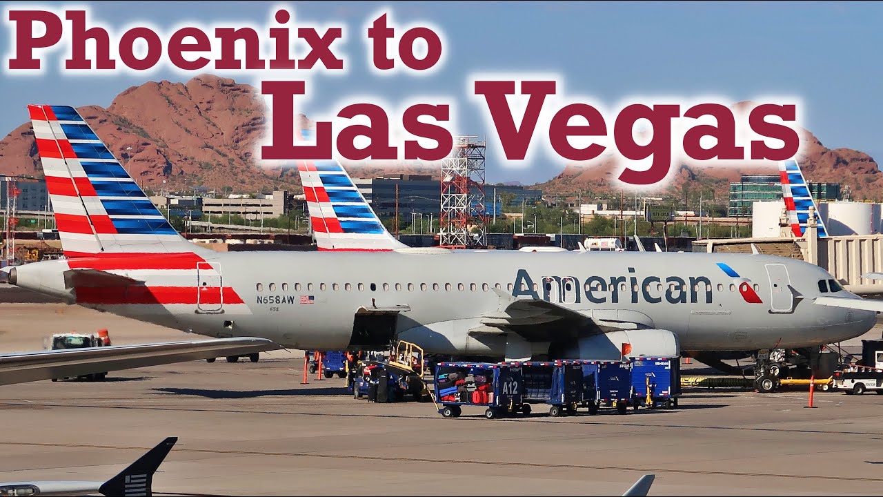 Full Flight: American Airlines A320 Phoenix to Las Vegas (PHX-LAS)