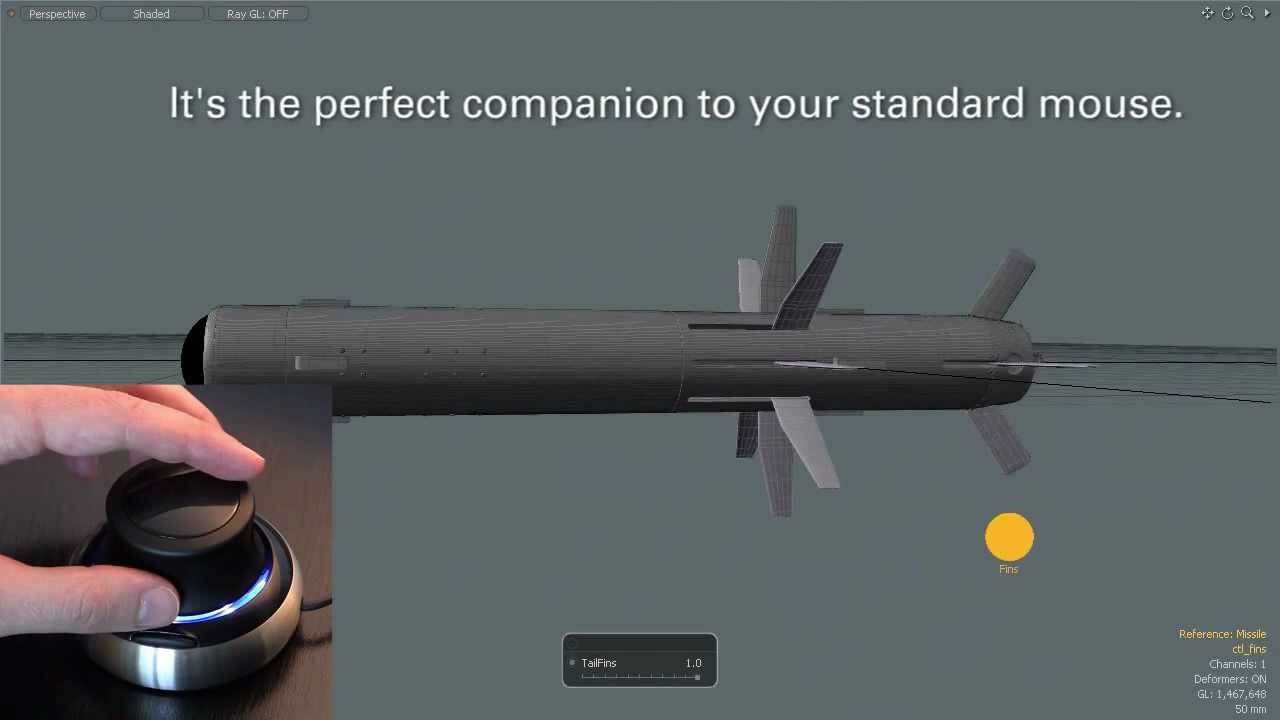 SpaceNavigator 3D Mouse Demo