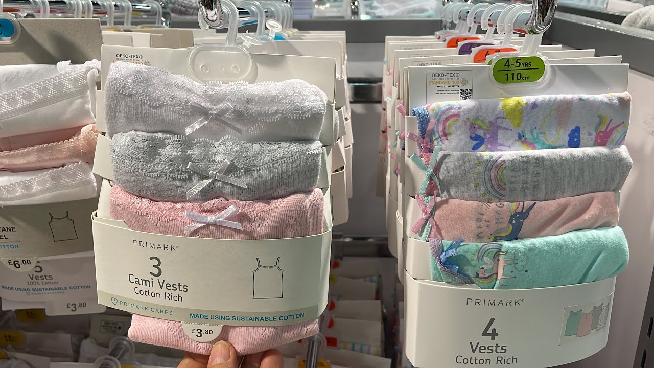 Primark Girls' Briefs, Bras and Socks New Collection - End April 2022