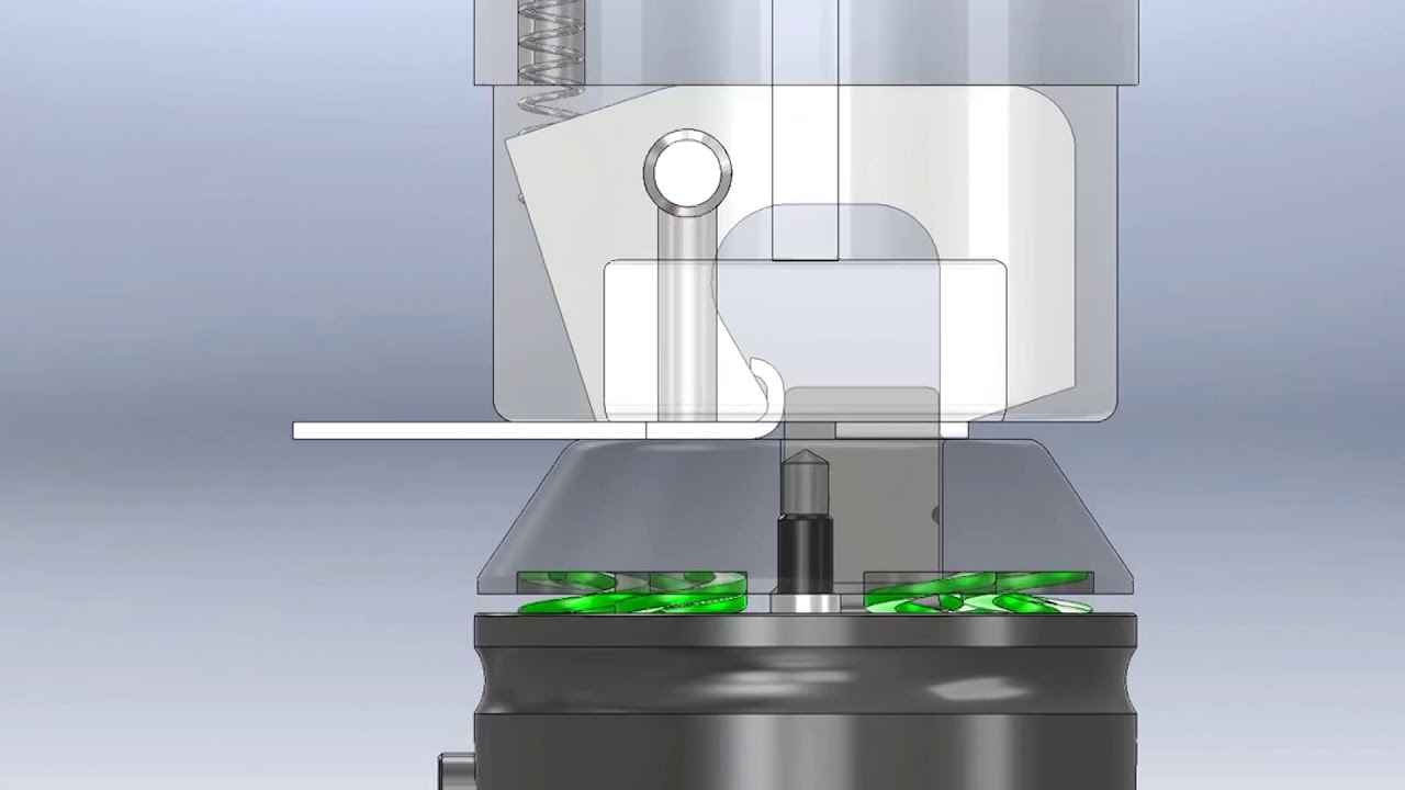 Hinge Tool Animation for Punch Press Application