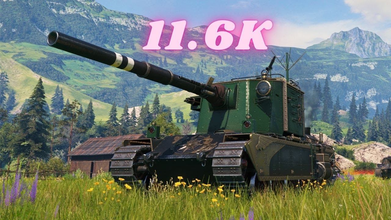 FV4005 Stage II  11.6K Damage 6 Kills World of Tanks
