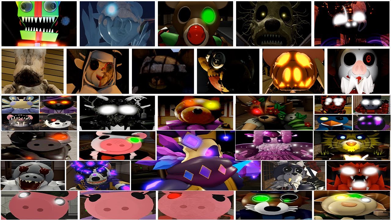 ROBLOX PIGGY BRANCHED REALITIES ALL JUMPSCARES