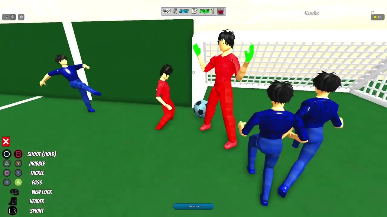 Superkeeper! Hoe Ik Alle Schoten In Roblox Voetbal Stopte! Nuja... Bijna allemaal.