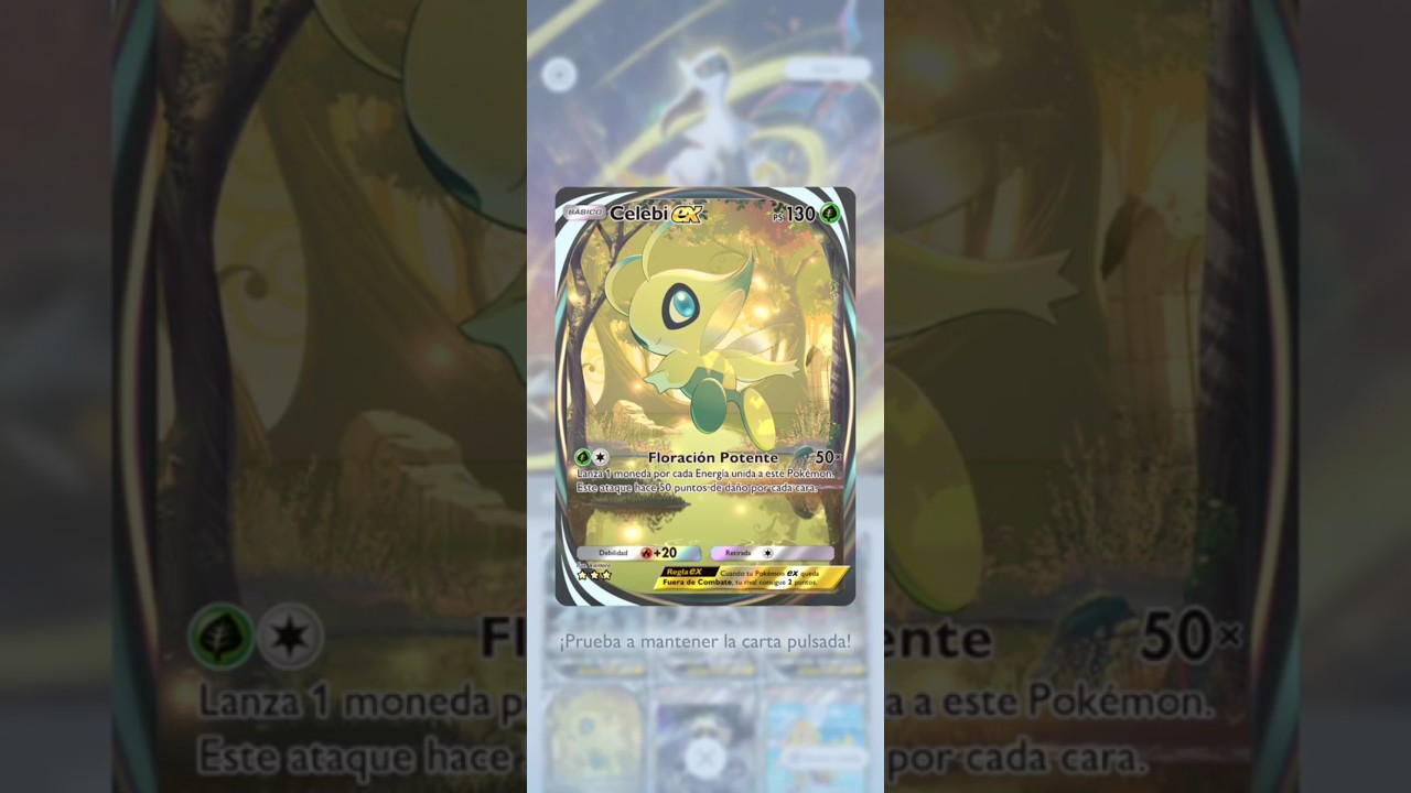 Celebi EX Inmersiva LA ISLA SINGULAR POKEMON TCG POCKET