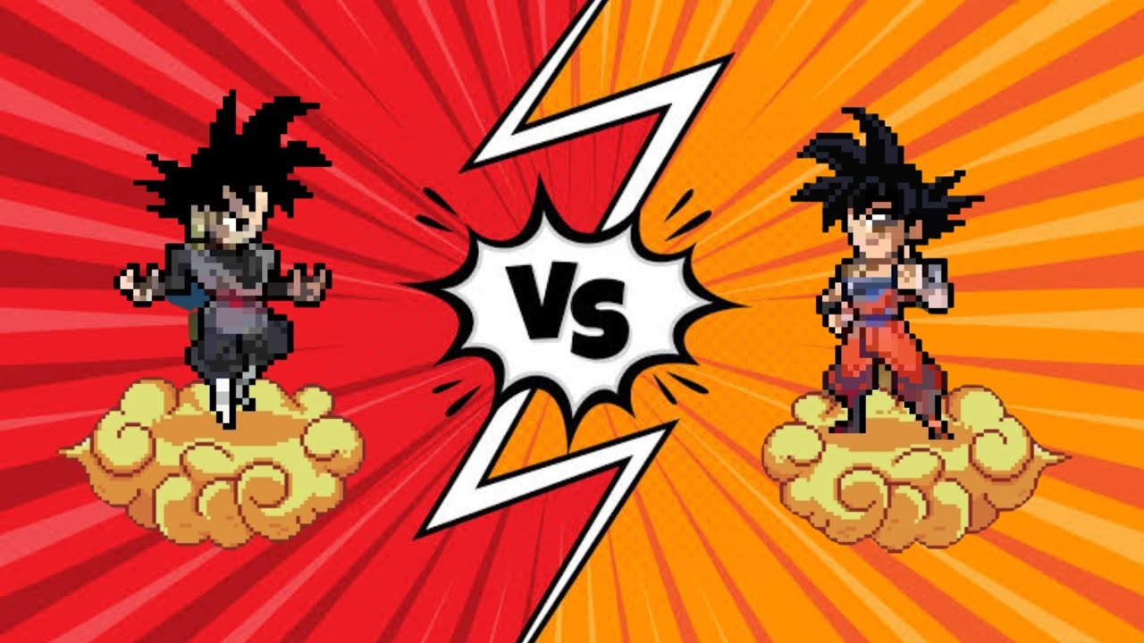 ✅ Legendary fighter battle of god Black vs Goku 🖤
