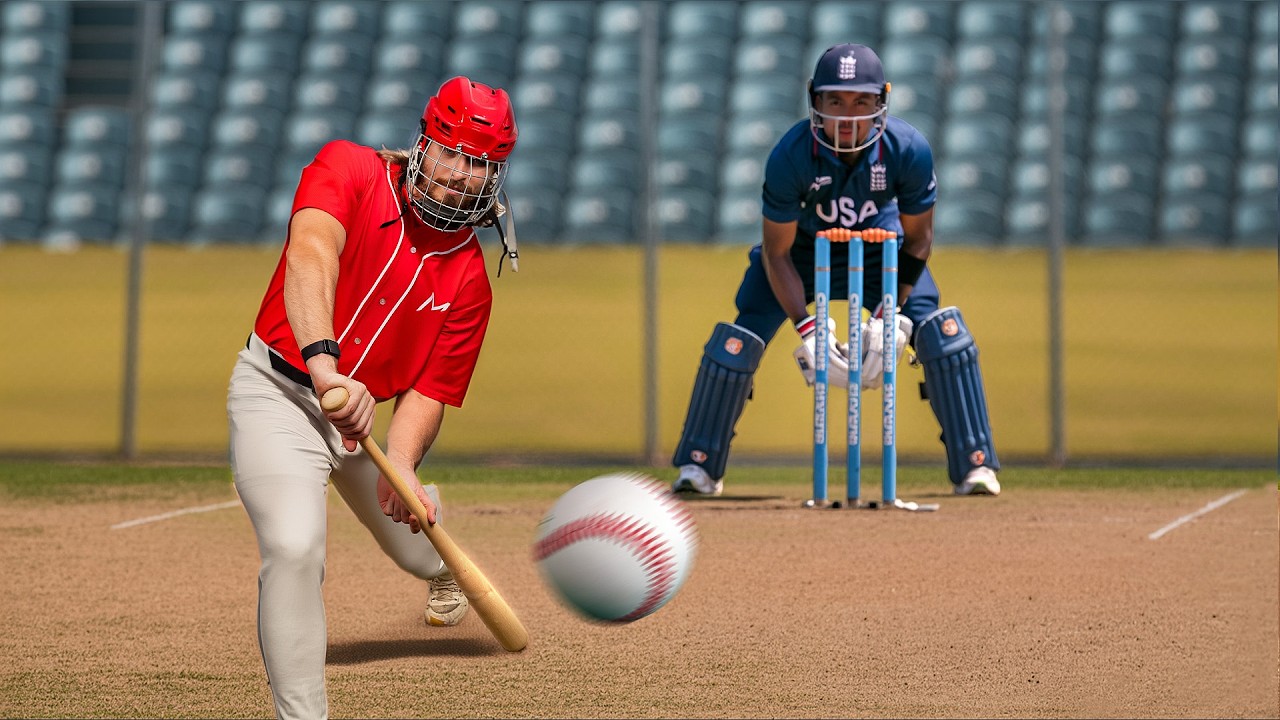 Retired Baseball Players Try Team USA Cricket