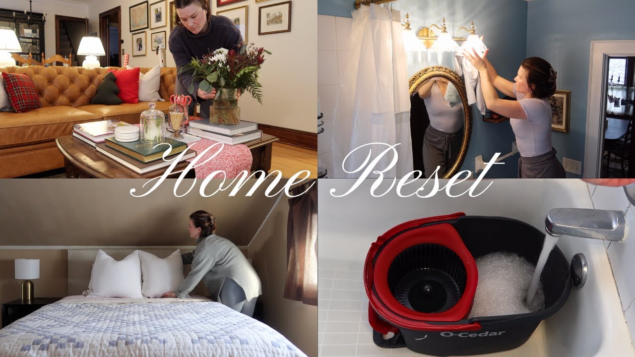 Home Reset After the Holidays | Deep Cleaning and Organizing