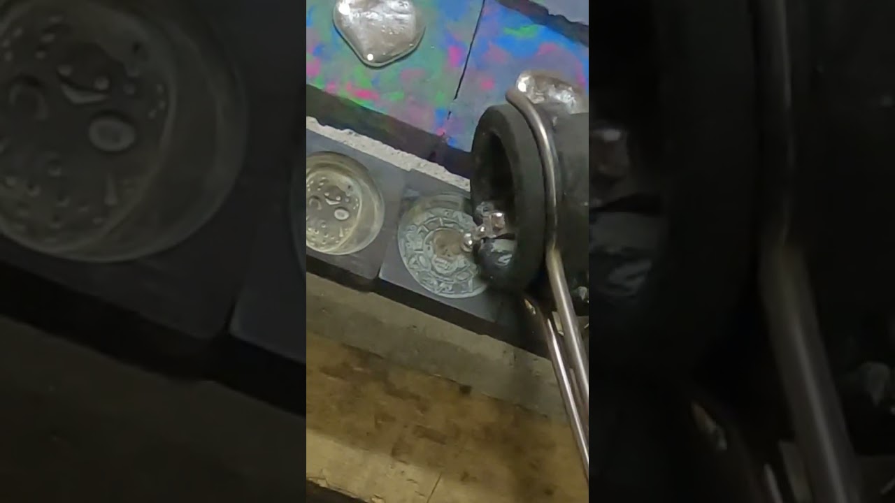 🪙Casting zinc coins *POV* 