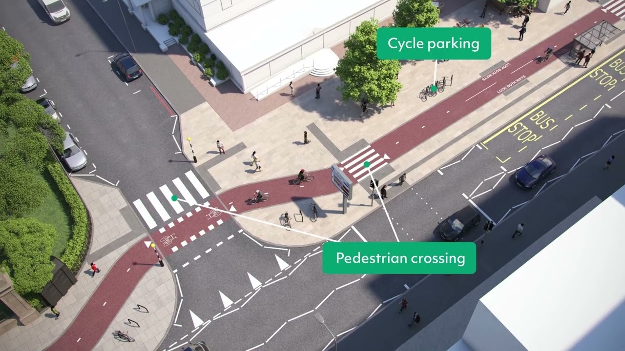 Edinburgh City Centre Transformation - active travel projects
