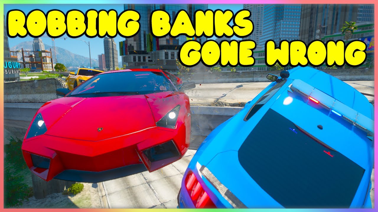 ESCAPING COPS 3 IN GTA 5 RP..