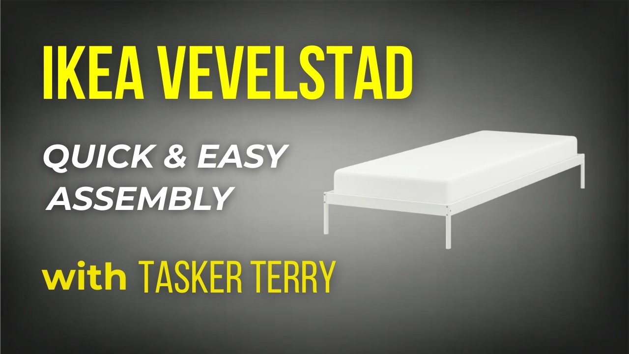 IKEA VEVELSTAD Bed Frame Assembly