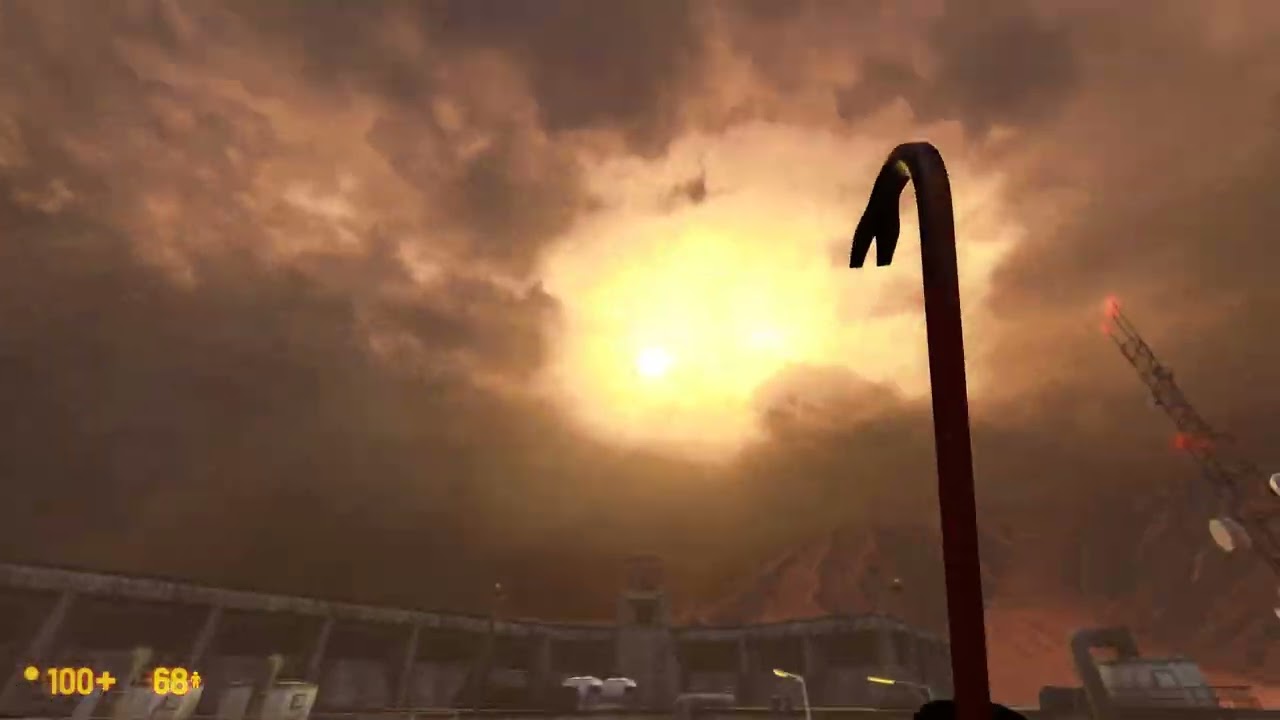 Half Life Black Mesa - Calling in an airstrike on unbeatable alien!  4k MAXX SETTINGS