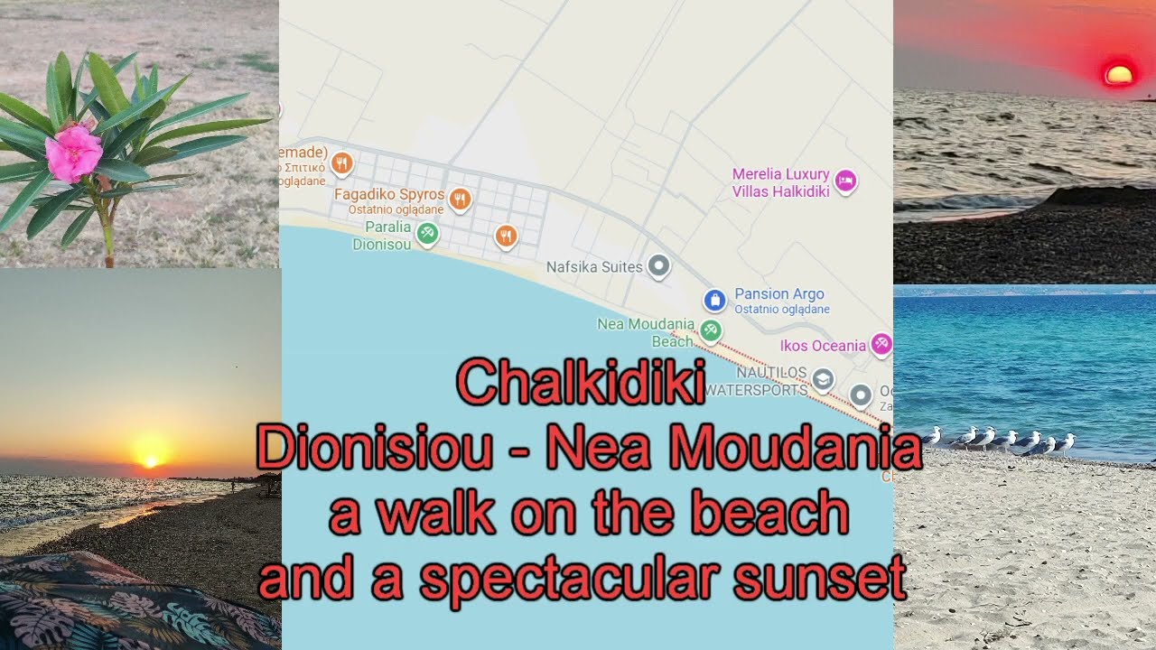 Chalkidiki Dionisiou - Nea Moudania a walk on the beach 09.2025