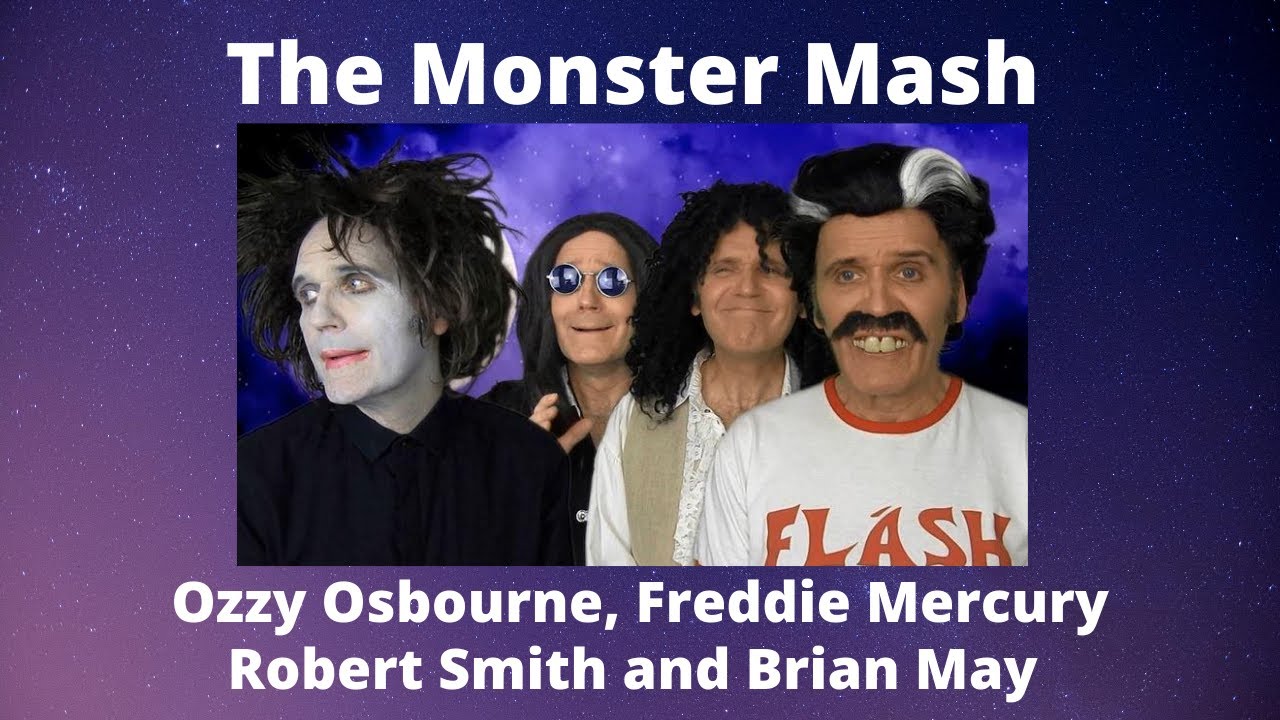 NEW VIDEO - The Monster Mash - Ozzy, Freddie Mercury, Robert Smith and Brian May