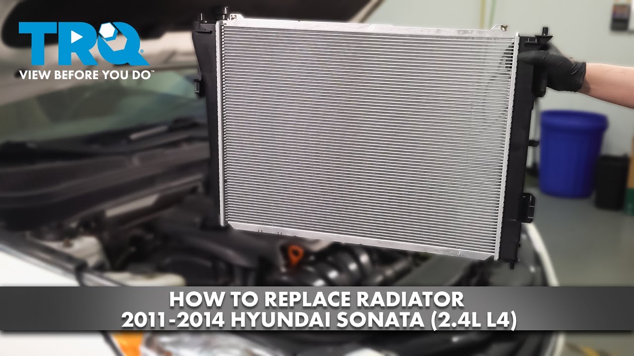 How to Replace Radiator 2011-2014 Hyundai Sonata (2.4L L4)