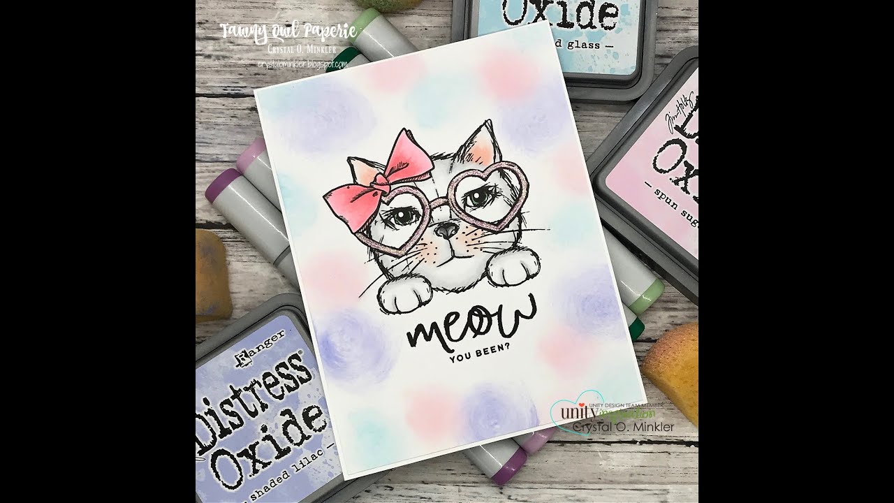 Quick & Fun CAS Card | Love Kitties | Unity Stamp Co.