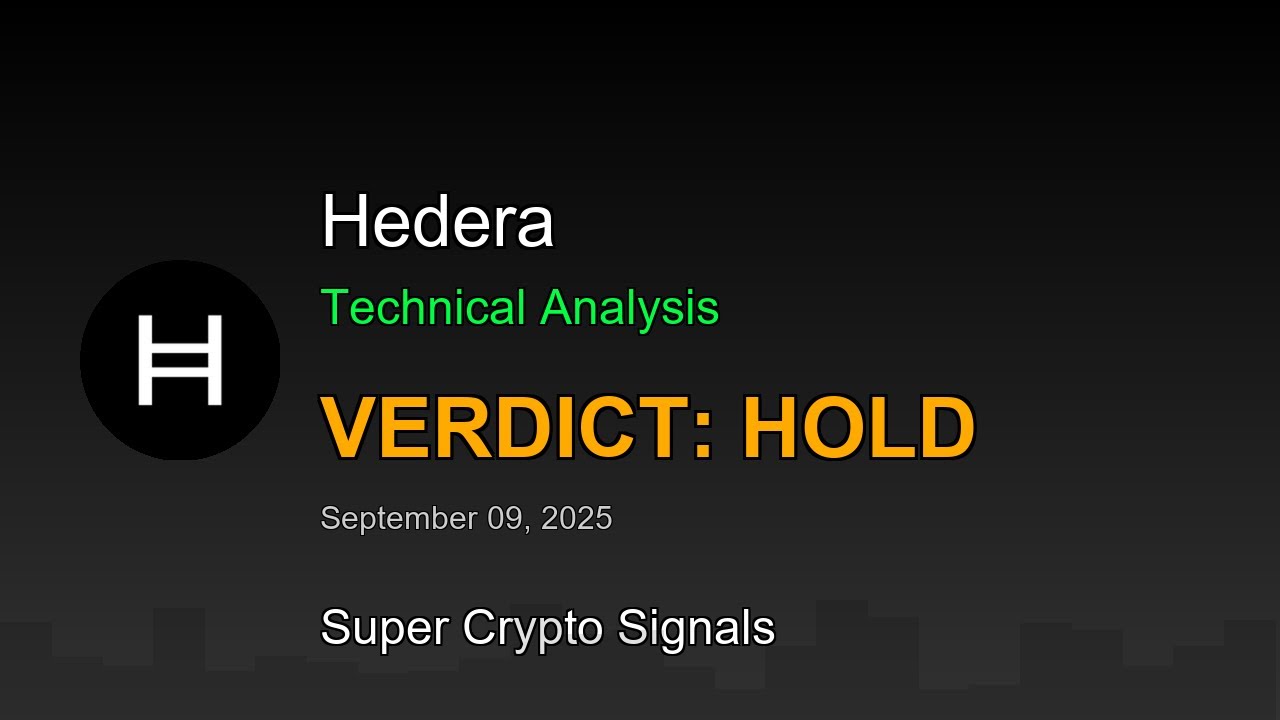 Hedera (HBARUSDT) Signal | Buy or Sell | Hedera Technical Analysis September 09, 2025