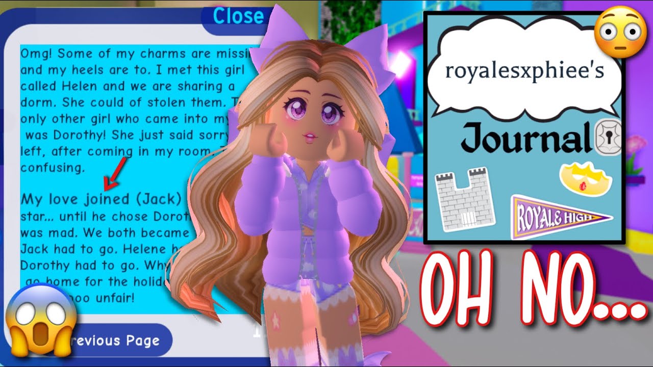 EXPOSING MY OLD ROYALE HIGH JOURNAL *OOPS*