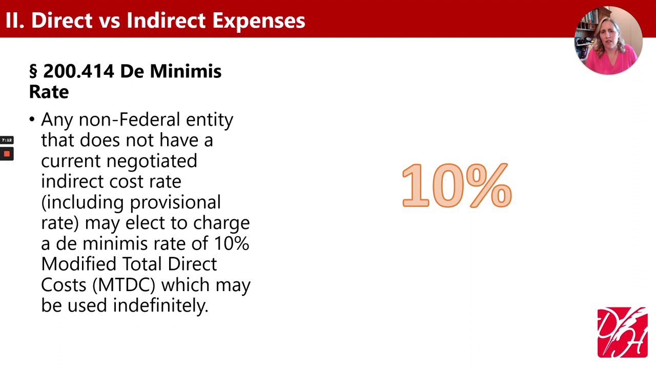 Module #4: Budgeting Basics - Direct vs. Indirect Expenses