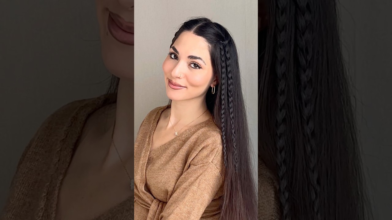 Cute easy hairstyles for long hair 😍✨ #hairstyle #hairtok #hair #explorepage #shorts #longhair