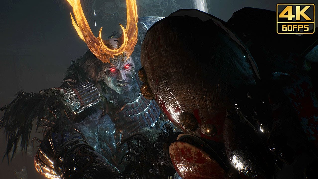 Nioh 3 - Baba Nobuharu Boss Fight @ 4K 60ᶠᵖˢ ✔