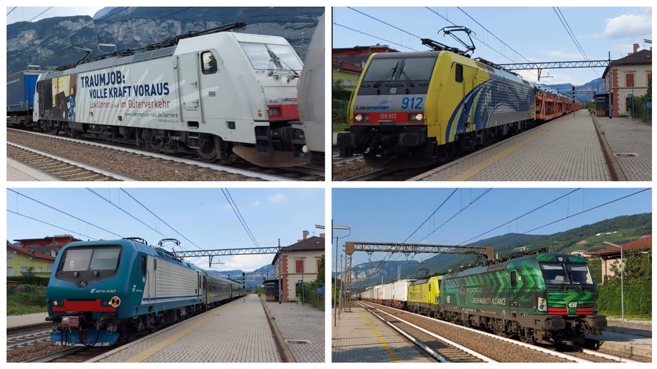 I TRENI DELLA BRENNERO A LAVIS!!!