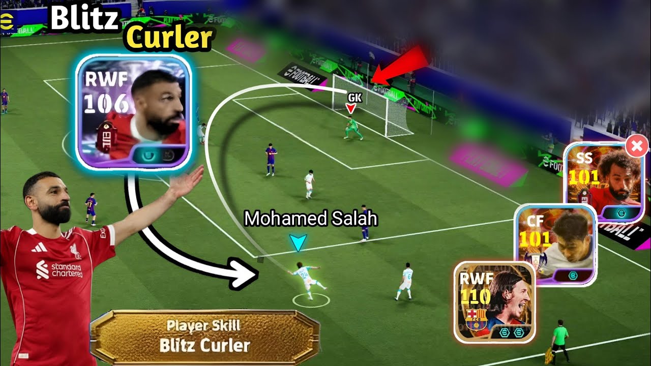Blitz Curler - 100 😳 Watch New Salah Blitz 🔥 Why You Should Sign Him 🤔 Best Blitz Curler 🤔 efootball