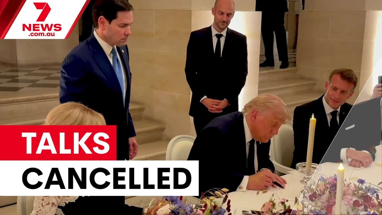 Переговоры США и Ирана отменены на фоне сохраняющейся напряженности | 7NEWS
