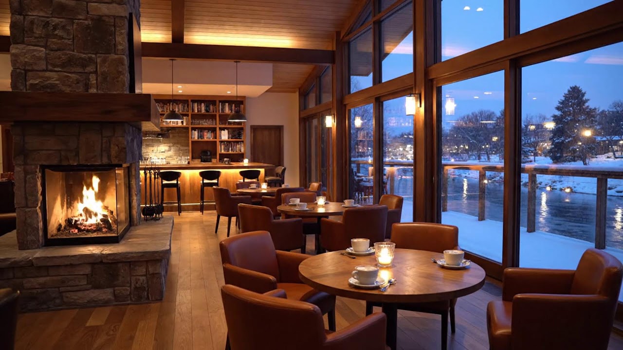 Cozy Winter Night Vibes ❄️  🎷 Elegant Jazz Saxophone Music for Sleeping & Relaxing
