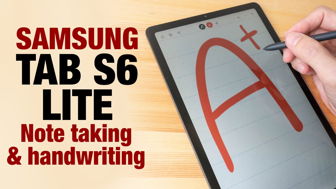 Демонстрация заметок и рукописного ввода на Samsung Tab S6 LITE