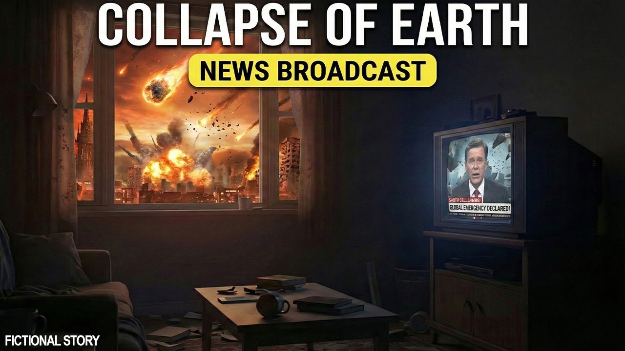 You're Watching The News During The Collapse Of Earth