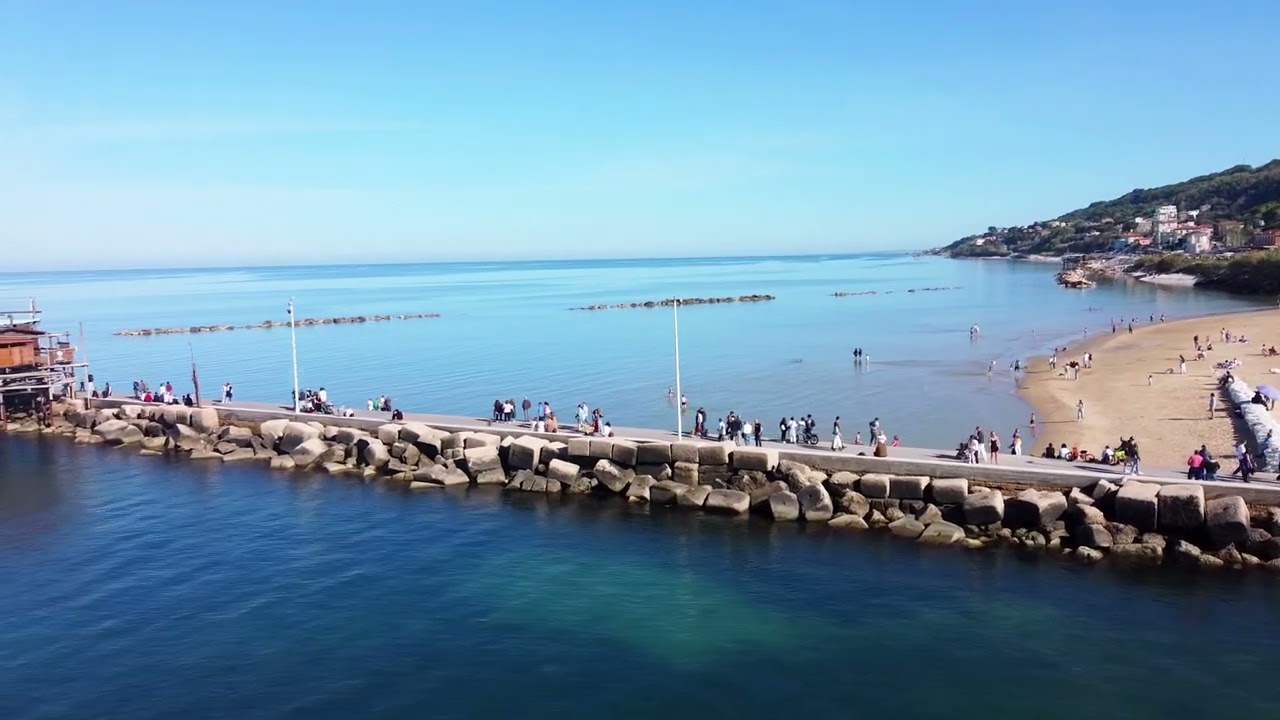Abruzzo coast by drone