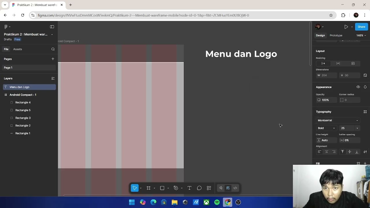 MUHAMMAD FATHIR || MEMBUAT WIREFRAME MOBILE