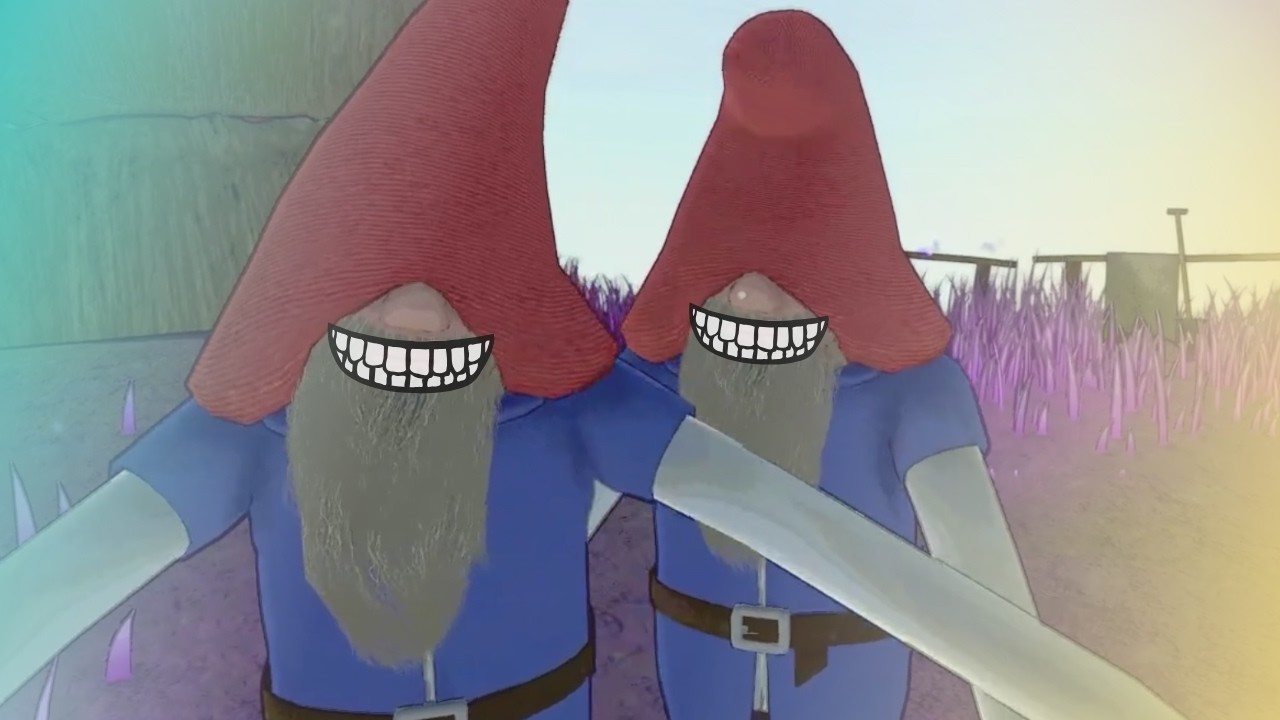 WE WERE TURNED INTO GNOMES!!