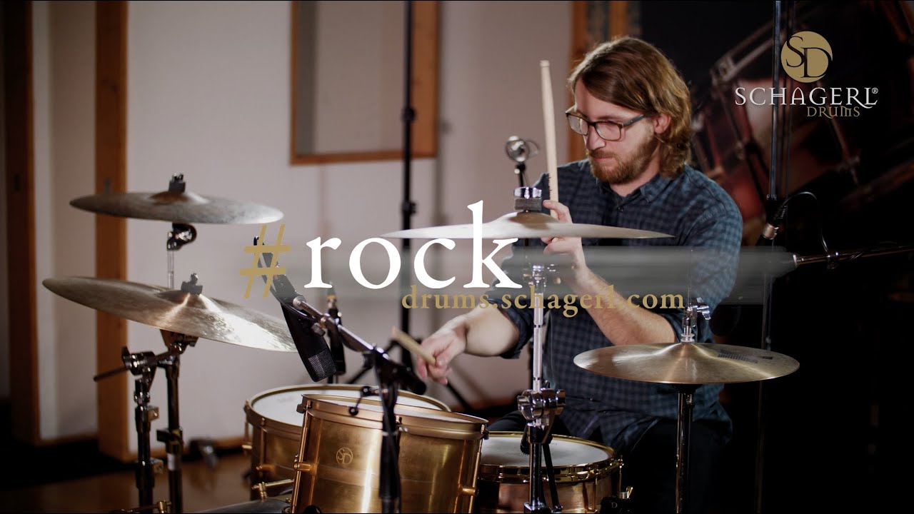 Schagerl Drums - Rock Brass Drum Kit - 12/16/22 - Drum Demo