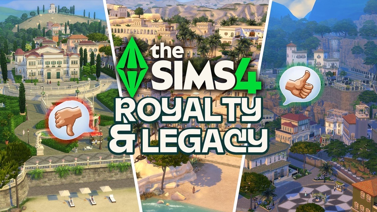 КАРТА ГОРОДА И ФАКТЫ О ДОПОЛНЕНИИ - SIMS 4 - ROYALTY & LEGACY